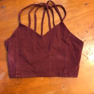 Burgundy bralette